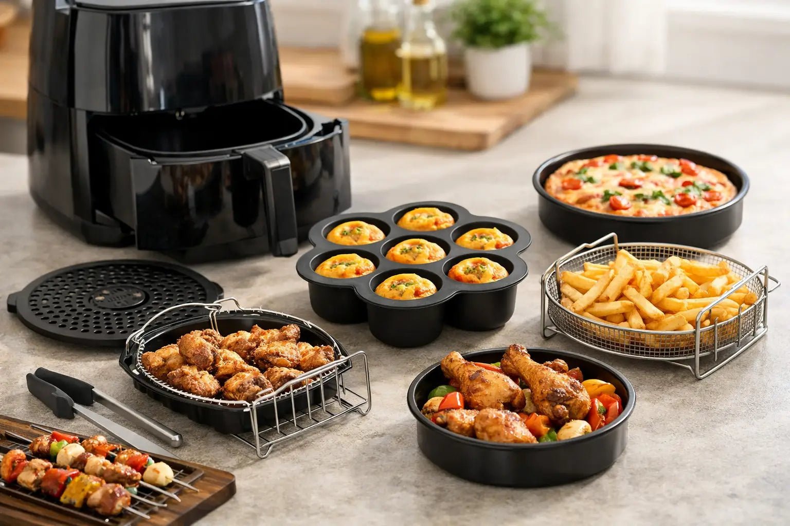 Airfryer accessoires gebruiken veilig - Seprio