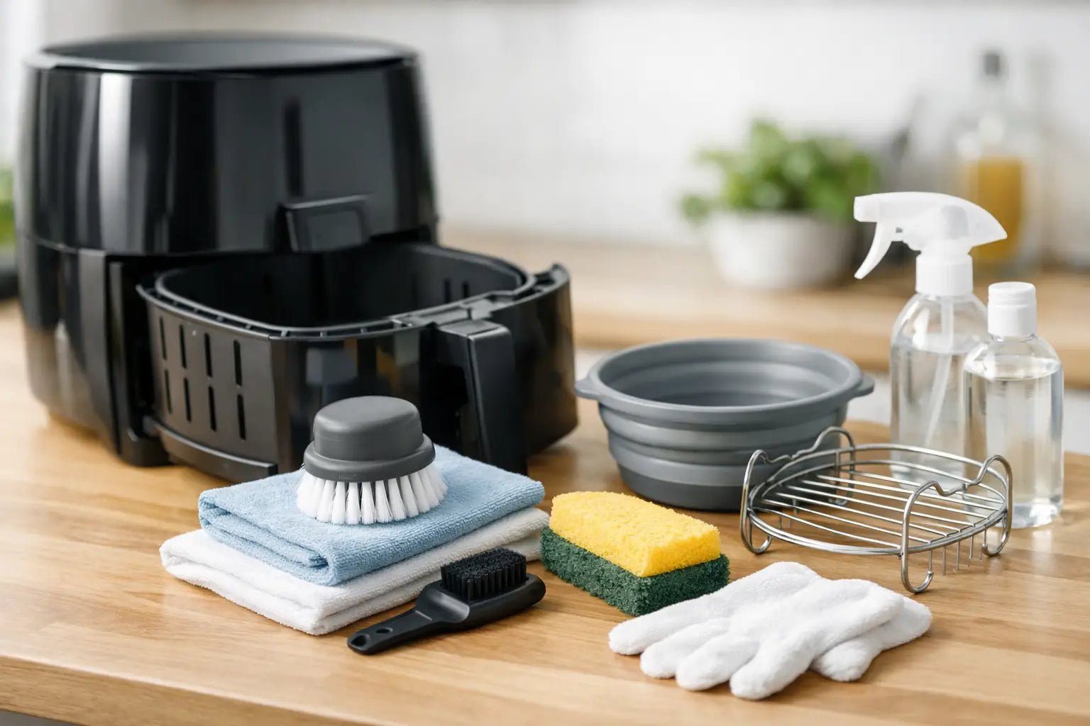 Beste accessoires voor airfryer schoonmaak - Seprio