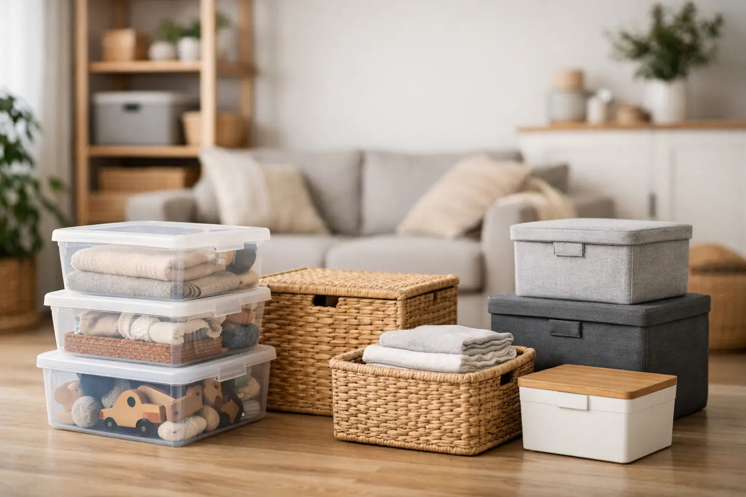 Hoe gebruik je opbergboxen slim in huis?