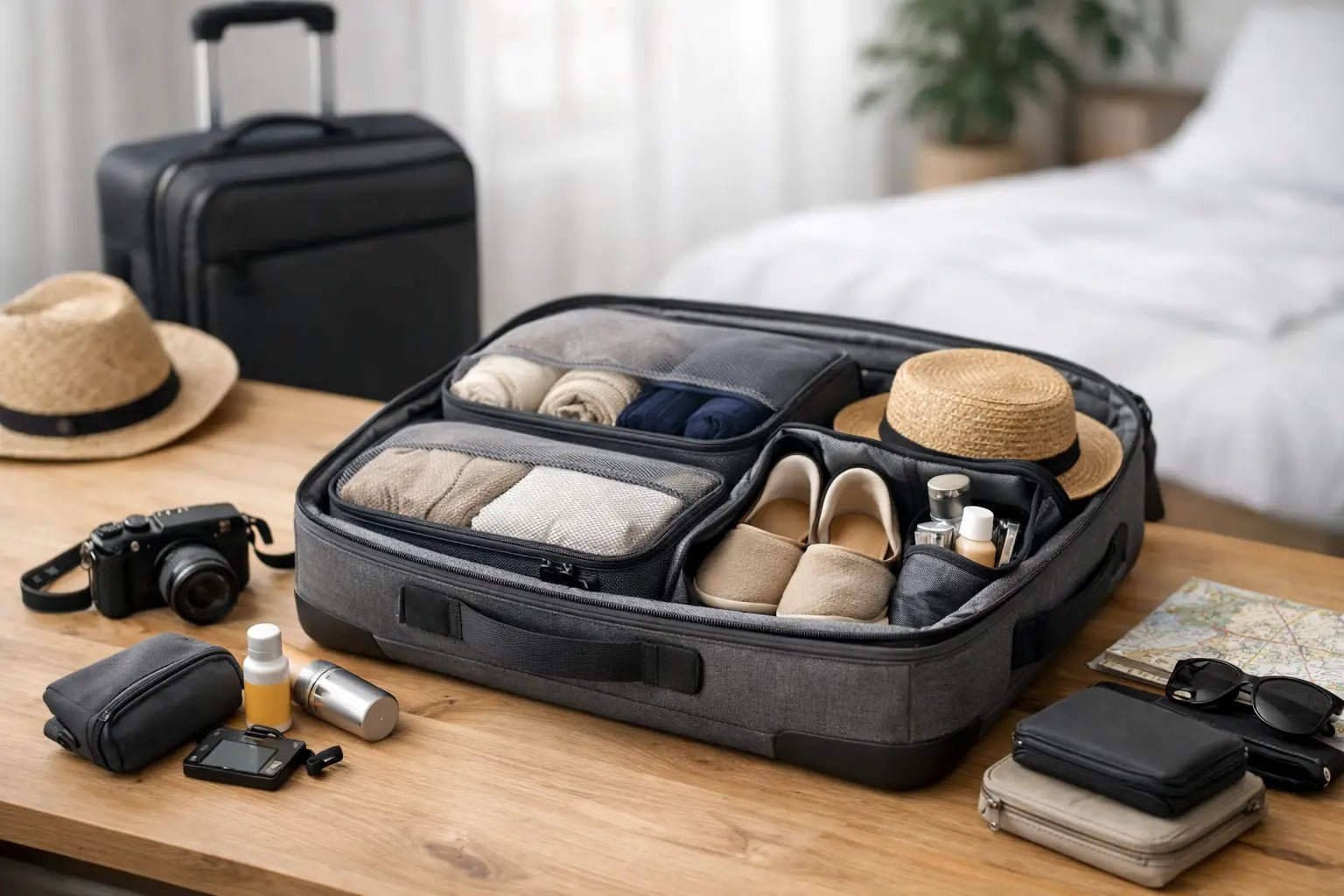 Compact reizen inpakken zonder inleveren - Seprio