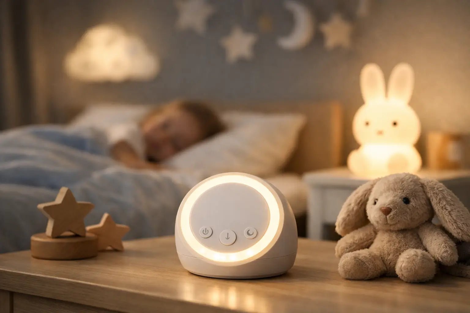 LED nachtlamp kinderkamer timer kiezen - Seprio