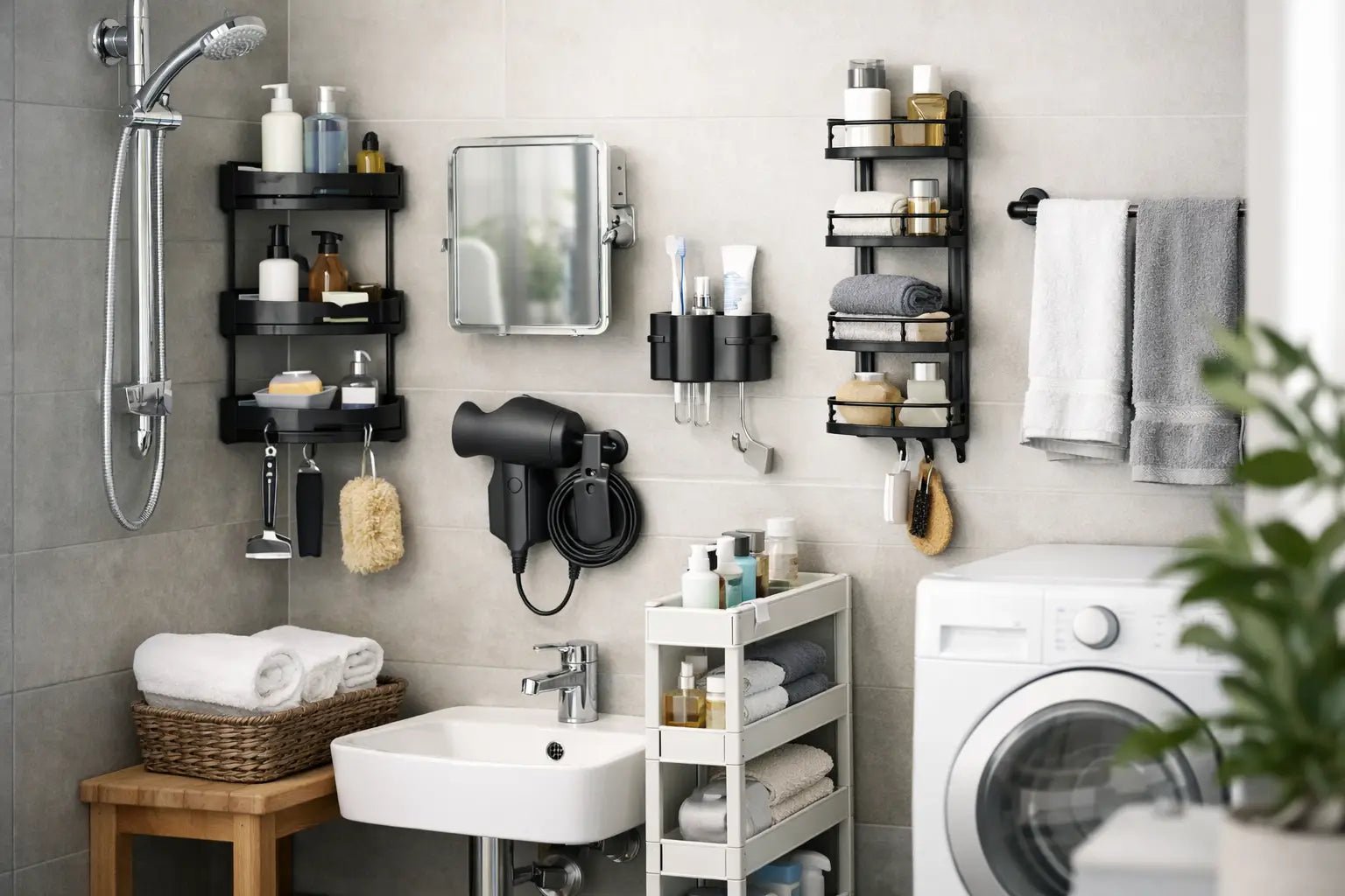 Ruimtebesparende badkamer accessoires top 10 - Seprio