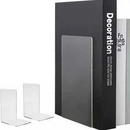 Ruhhy Set van Doorzichtige Boekensteunen - Plexiglas - Transparant - 18,5 x 12 x 12 cm - Boekenstandaard - Boekensteun - Boekenhouder - Book Holder