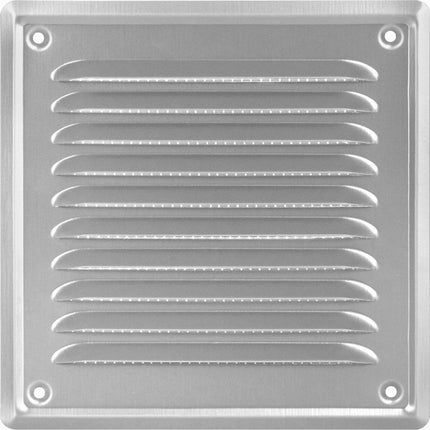 Ventilatierooster - Vierkant ontwerp - Inclusief gaas