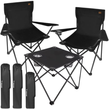 Trizand - Vissersstoelen Set met Tafel - Campingstoelen - Opvouwbaar & Weerbestendig
