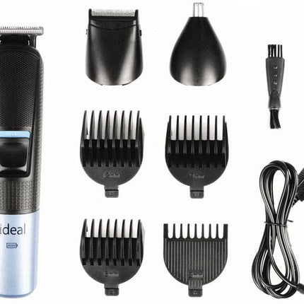 IDEAL - Kabelloser Haarschneider für Herren - Wiederaufladbar - USB wiederaufladbar - Schwarz