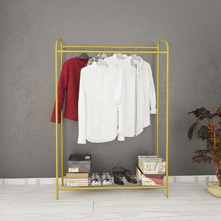 KAIA Design Kledingrek Double- 140x104x40 CM - Goud