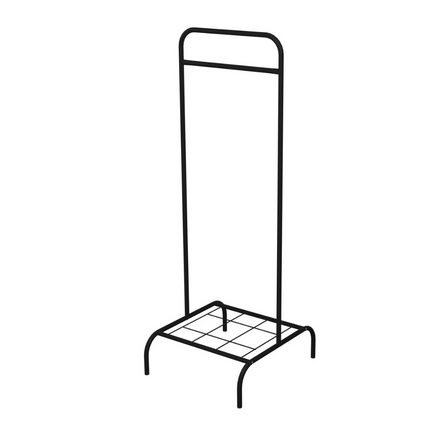 KAIA Design Kledingrek Single Small - 132x47x46 CM - Zwart