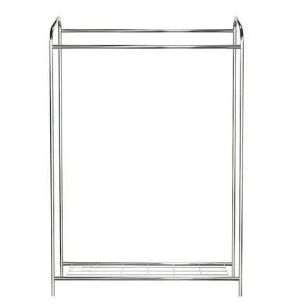 KAIA Design Kledingrek Double- 140x104x40 CM - Zilver