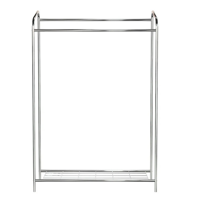 KAIA Design Kledingrek Double- 140x104x40 CM - Zilver