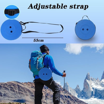 2x Telescopische Krukken Opvouwbaar - Draagbaar & Inklapbaar voor Camping, Tuin & Outdoor - Max. 210 kg - Seprio