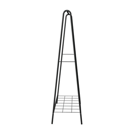 KAIA Design Kledingrek Oval - Metaal - 150x104x40 CM - Zwart