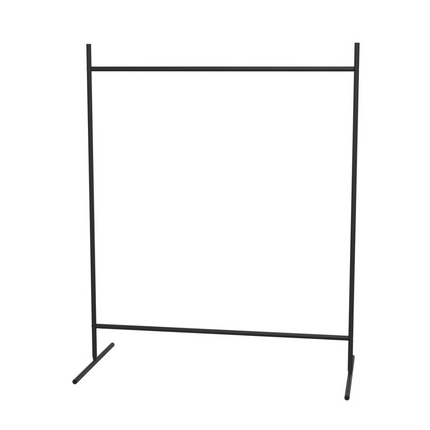 KAIA Design Kledingrek Square - 127x104x50 CM - Zwart