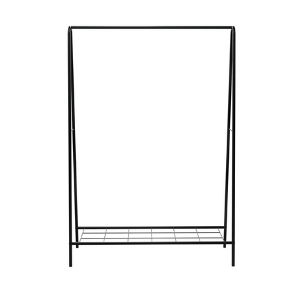 KAIA Design Kledingrek Oval - Metaal - 150x104x40 CM - Zwart