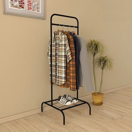 KAIA Design Kledingrek Single Small - 132x47x46 CM - Zwart