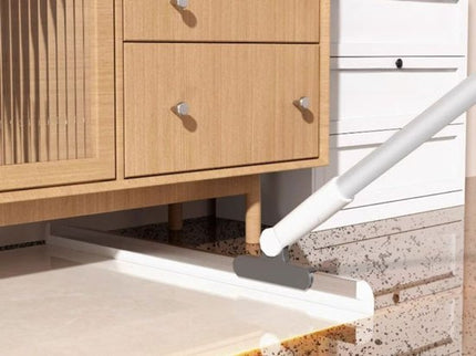Douchewisser Lang - Afdraaibare Wisser - Vloertrekker - Raamwisser - Trekker Douche - Badkamer Accessoires - Uitschuifbaar 74cm tot 122cm - Wit