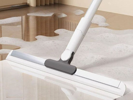 Douchewisser Lang - Afdraaibare Wisser - Vloertrekker - Raamwisser - Trekker Douche - Badkamer Accessoires - Uitschuifbaar 74cm tot 122cm - Wit