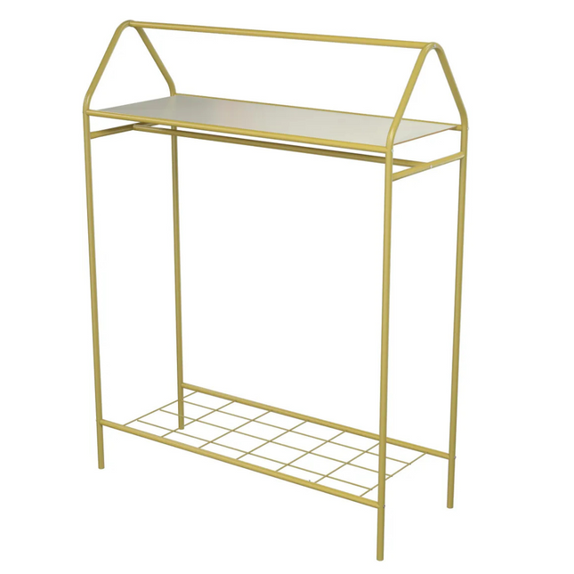 KAIA Design Kledingrek Home - Metaal - 143x104x40 CM - Goud
