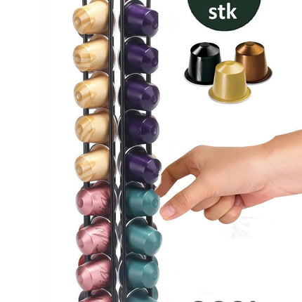 Nespresso Capsulehouder - 360° draaibaar - 40 Cups - Cuphouder - Koffiecups Houder - Zwart