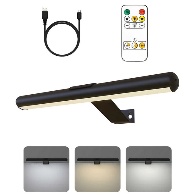 Wiederaufladbare Bilderleuchte - Kabellose Wandleuchte wiederaufladbar - Dimmbare LED - Kabellos