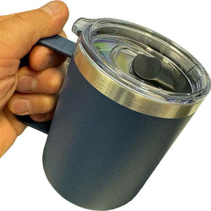 Doppelwandiger Kaffeebecher - 350 ml - Edelstahlbecher - Isolierbecher - Hitzebeständig