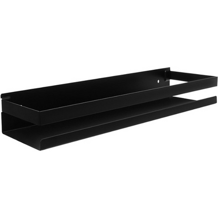 KAIA Kruidenrek - Keukenrek - Wandplank voor Keuken - RVS - Zwart
