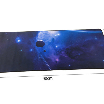 Gaming-Mauspad – Cosmos Stars – 90 x 40 cm – XXL-Mauspad – rutschfeste Schreibtischunterlage für den Schreibtisch