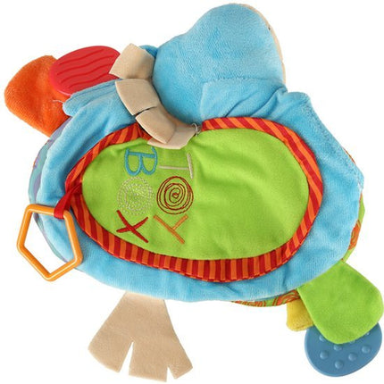 Activity Rattle Ezel - Rammelaar - Sensorisch Boekje - Baby - Multi Bijtringen - Seprio