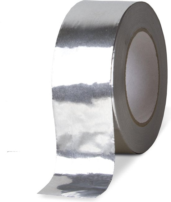 Aluminium Tape 50MM x 50M – Hittebestendig – Isolatie – Dichten Van Naden – Waterdicht – Dampdicht – Hoge Temperatuur - Seprio