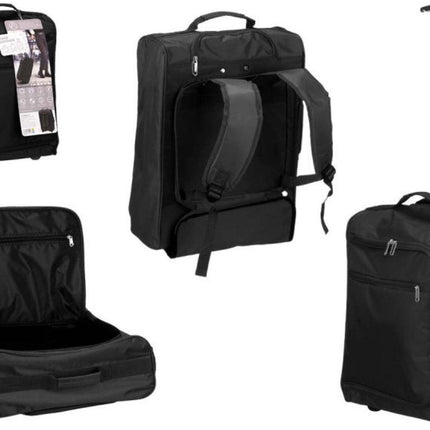 Arte Alicante handbagage trolley – 34 liter – zwart - Seprio