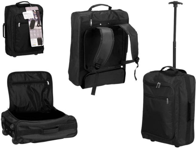 Arte Alicante handbagage trolley – 34 liter – zwart - Seprio