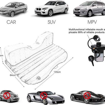 Auto Luchtbed - Luchtbed voor Achterbank - Luchtmatras - Opblaasbaar Automatras - Automatras - Opblaasbaar Luchtbed - Seprio