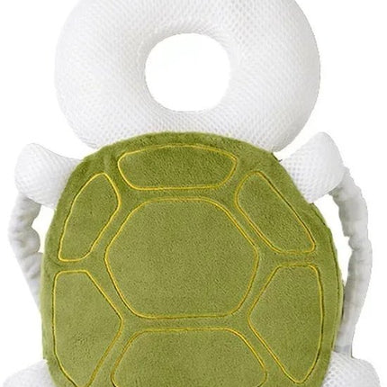 BabyHoofd Veiligheidskussen Serie - Hoofd - en Rugbeschermer voor Peuters - Schildpad - Groen - Met sluiting - Seprio
