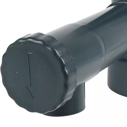Benson Regenpijpaftapper 80 mm voor eenvoudige aansluiting op regenton en wateropvang - Seprio