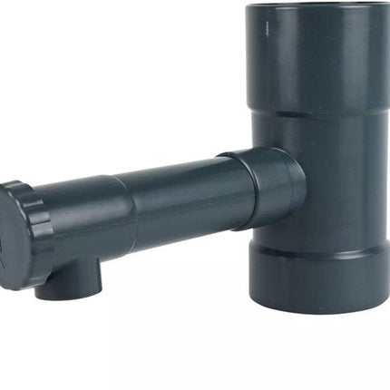 Benson Regenpijpaftapper 80 mm voor eenvoudige aansluiting op regenton en wateropvang - Seprio