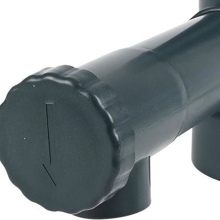 Benson Regenpijpaftapper 80 mm voor eenvoudige aansluiting op regenton en wateropvang - Seprio