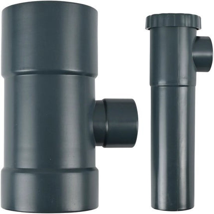 Benson Regenpijpaftapper 80 mm voor eenvoudige aansluiting op regenton en wateropvang - Seprio