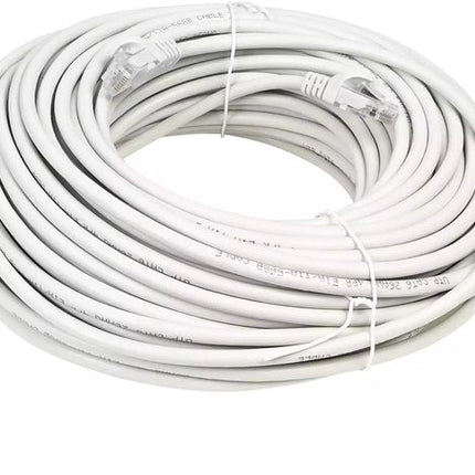 Benson UTP CAT6 kabel - 30 meter - Lichtgrijs - RJ45 - Tot 5 Gbps - CCA - PVC - Seprio