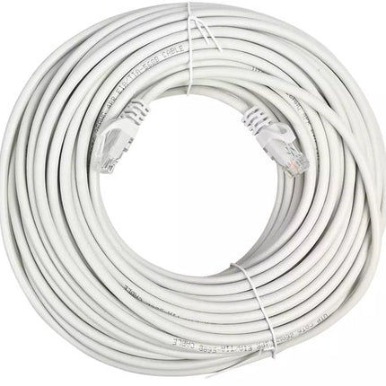Benson UTP CAT6 kabel - 30 meter - Lichtgrijs - RJ45 - Tot 5 Gbps - CCA - PVC - Seprio