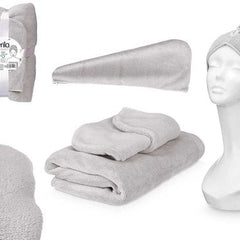 Berilo - Handdoeken Set - Haarhanddoek - Zacht & Absorberend - Haar en Lichaam - Hotelkwaliteit - Seprio