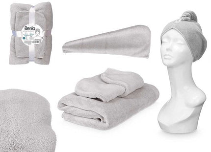 Berilo - Handdoeken Set - Haarhanddoek - Zacht & Absorberend - Haar en Lichaam - Hotelkwaliteit - Seprio