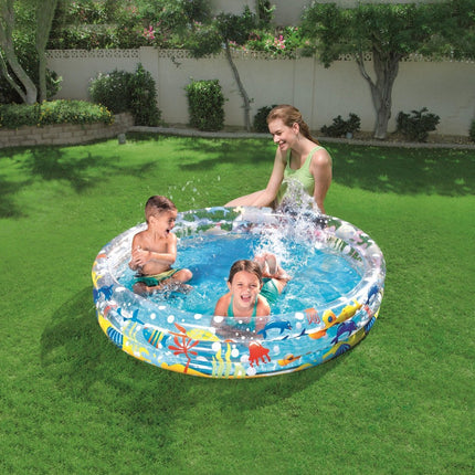 Bestway - Kinderzwembad Ocean Life 152 x 30 cm - Opblaasbaarzwembad - Seprio