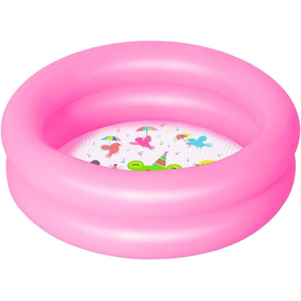 Bestway - Opblaasbaar Babyzwembad - PVC - Roze - 21 Liter - 61 cm diameter - Peuterzwembad - Seprio