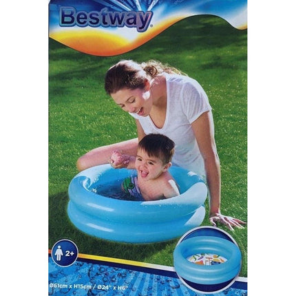 Bestway - Opblaasbaar Babyzwembad - PVC - Roze - 21 Liter - 61 cm diameter - Peuterzwembad - Seprio