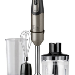 Black & Decker BXHBA1200E Staafmixer 1200 W Zwart, Transparant - Seprio