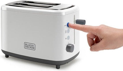 Black & Decker BXTO820E broodrooster 2 snede(n) 820 W Wit - Seprio