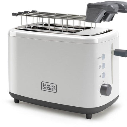Black & Decker BXTO820E broodrooster 2 snede(n) 820 W Wit - Seprio