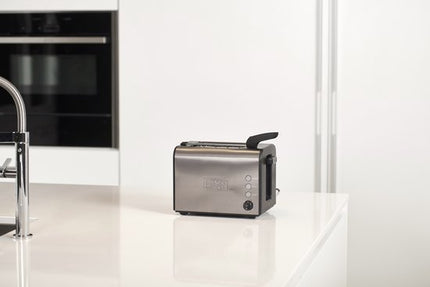 Black & Decker BXTOA900E - broodrooster - zwart - roestvrijstaal - Seprio