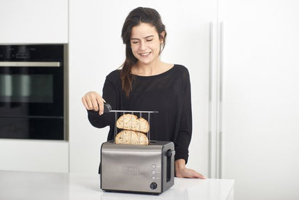 Black & Decker BXTOA900E - broodrooster - zwart - roestvrijstaal - Seprio