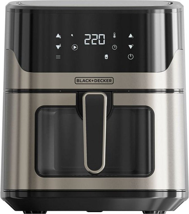 BLACK+DECKER - Airfyer - 6,5L - Vrijstaand - 1600W - Zwart/Grijs - Seprio